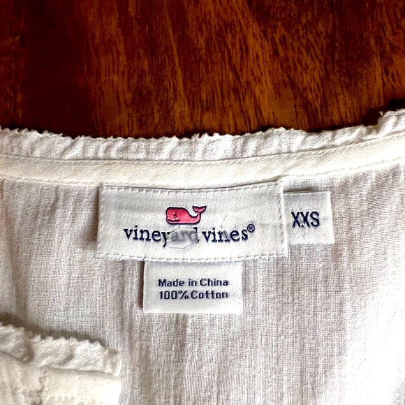 XXS vineyard vines - summer blouse - Picture 1 of 3